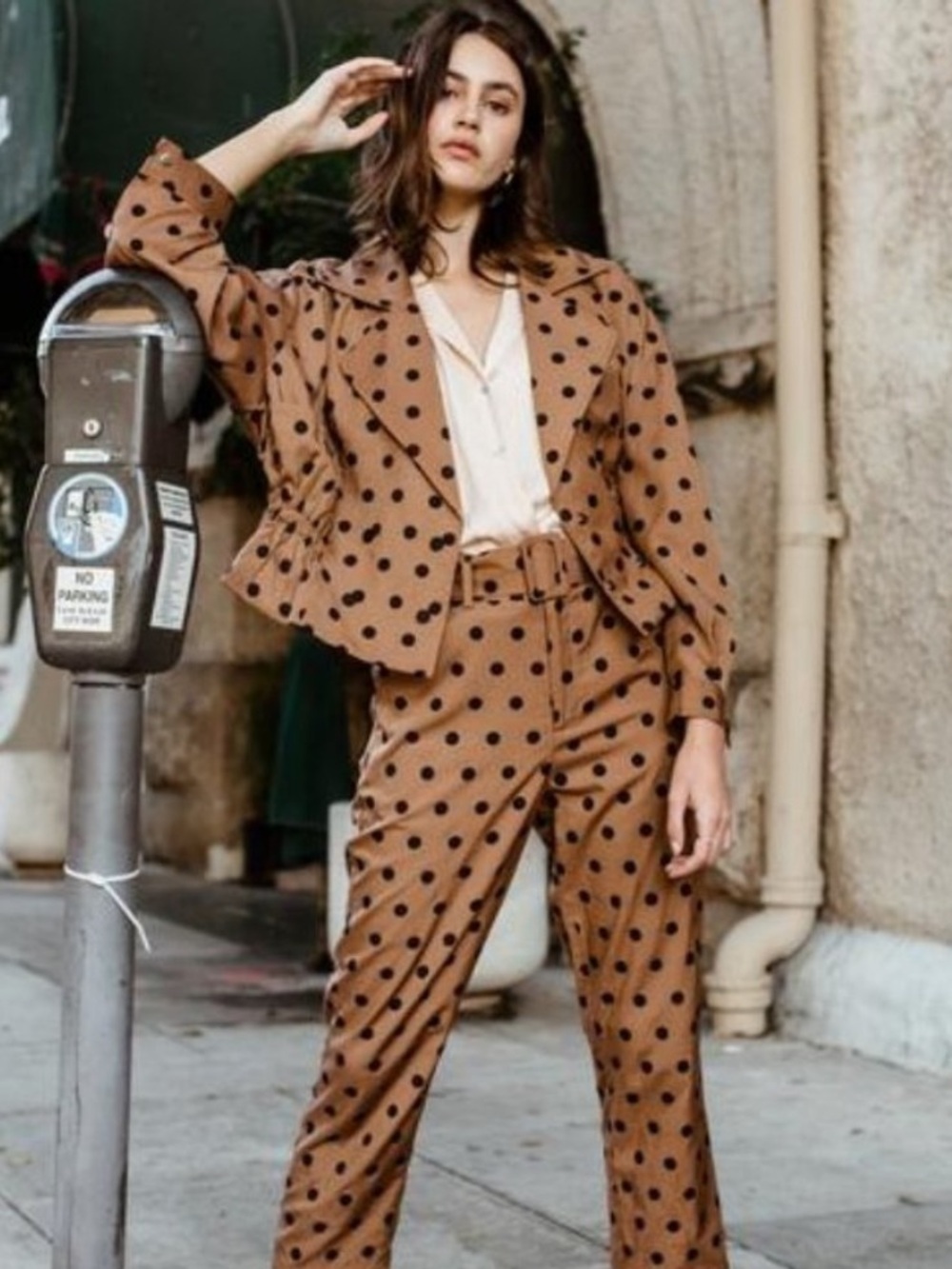 Lucy Paris Polka Dot Jacket